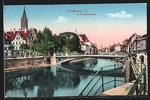 Carte postale Strassburg i. E., St. Nikolausstaden