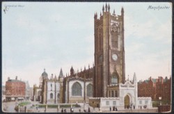 Manchester Cathedral 1903 Postcard