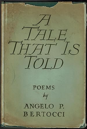 A Tale That Is Told, Poems - SIGNED