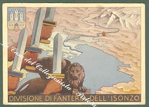 PASCHETTO PAOLO. DIVISONE DI FANTERIA DELL'ISONZO. Edizioni Boeri. Circa 1935.