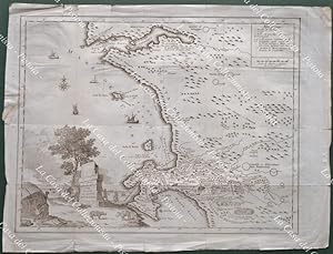SUD AFRICA. Carta geografica origianale. "CARTA GEOGRAFICA DEL CAPO DI BUONA SPERANZA". Venezia, ...