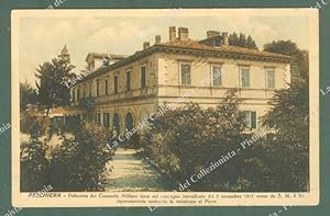 PESCHIERA, Verona. Palazzina del Comando Militare sede del Convegno del 1917.