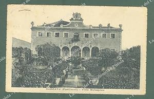 SARZANA, Spezia. Villa Malaspina. Cartolina d'epoca viaggiata nel 1917
