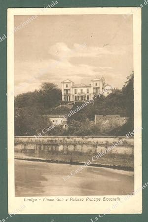LONIGO, Vicenza. Palazzo Giovanelli. Cartolina d'epoca viaggiata nel 1915.