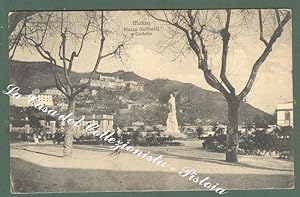 Toscana. MASSA. Piazza Garibaldi. Cartolina d'epoca viaggiata nel 1910