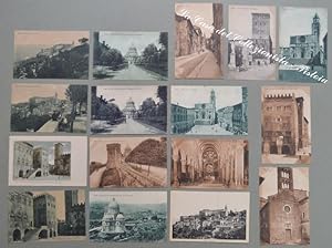 Umbria. TODI, Perugia. Insieme di 16 cartoline d'epoca di piccolo formato.