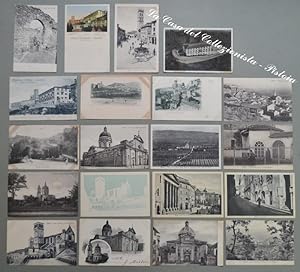 Umbria. ASSISI, Perugia. 20 diverse cartoline d'epoca (8 viaggiate) di piccolo formato. Periodo i...