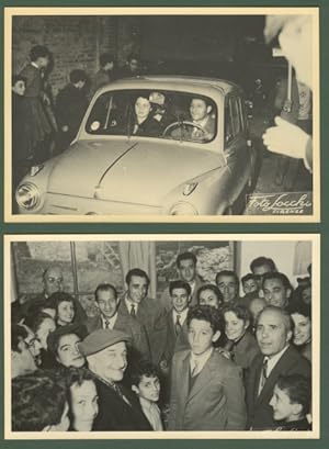 CICLISMO. GINO BARTALI. 2 foto (ciascuna cm15x10) degli anni '50.