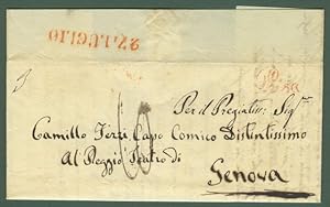 TEATRO. Lettera da Pisa del 26 luglio 1840 scritta dall'attore Ignazio Laboranti al capocomico Ca...