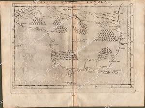 BRASILE. âBRASIL NUEVA TAVOLAâ. Carta tratta dallâopera âGEOGRAPHIA CL. TOLEMAEI ALEXANDR...