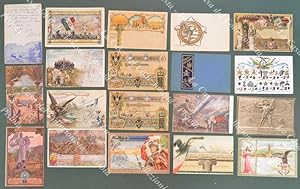 REGGIMENTALI PRIMA GUERRA. 19 cartoline d'epoca