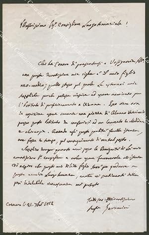 GEROMINI FELICE (Cremona 1792 â" Cremona 1858). Illustre medico cremonese autore di numerose ope...