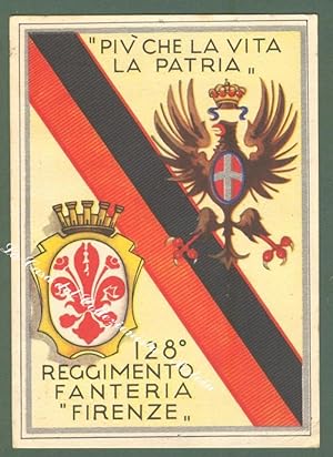 PASCHETTO PAOLO. 128Â° REGGIMENTO FANTERIA FIRENZE. Edizioni Boeri. Circa 1935.