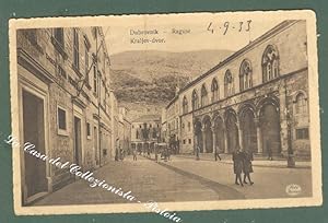 Croazia. RAGUSA, Dubrovnik. Cartolina d'epoca viaggiata