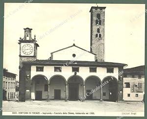 IMPRUNETA, Firenze. Foto originale Brogi, circa 1920.