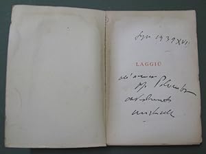 (Letteratura - autografo) MARTINELLI RENZO. LaggiÃ Firenze, Vallecchi, 1939.