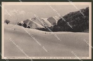 FILETTINO, Frosinone. Il Monte Viglio. Cartolina viaggiata nel 1934.