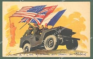 FALTER. Cartolina d'epoca di propaganda, circa 1944