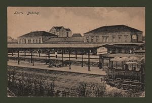 GERMANIA. Sassonia, Lehrte, Bahnhof. Viaggiata 1918.