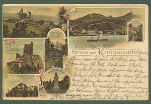 GERMANIA. Gruss aus Coln. Cartolina d'epoca viaggiata nel 1899