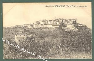 Toscana. BARBERINO VAL D'ELSA. Panorama. Cartolina d'epoca viaggiata.