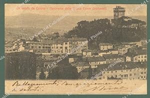CETONA, Siena. Panorama. Cartolina d'epoca viaggiata nel 1908