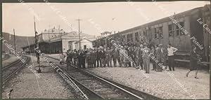 GORIZIA. STAZIONE FERROVIARIA. Foto originale del 16 settembre 1928