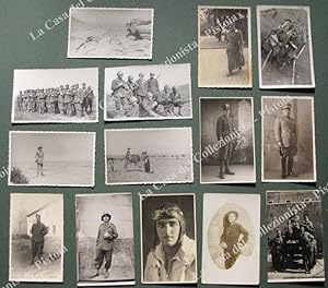 MILITARI ITALIANI. 14 cartoline d'epoca fotografiche (per lo piÃ seconda guerra)