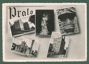 Toscana. PRATO. Cartolina d'epoca viaggiata nel 1952.