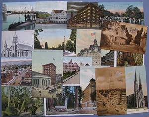 STATI UNITI. 18 cartoline, tutte viaggiate 1911-1915