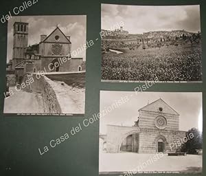 Umbria. ASSISI. Insieme di tre foto dello Studio Brogi databili attorno al 1930