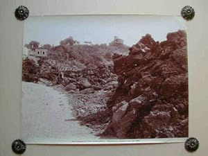 (Campania) Napoli dintorni. Vesuvio. La lava del 1895.