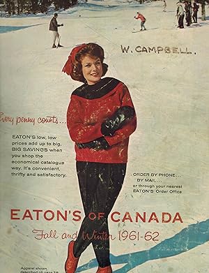 T. Eaton Co. - Eaton's Fall Winter 1961 1962 Mail Order Catalogue Catalog