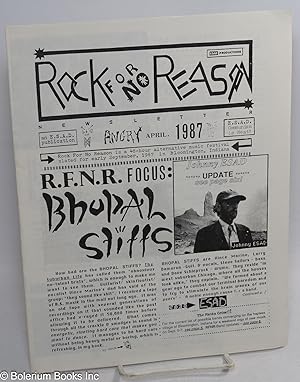Rock for no reason newsletter; April 1987