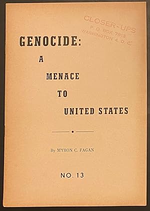 Genocide: a menace to the United States