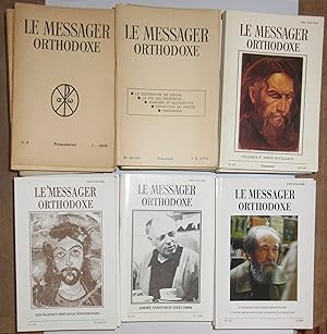 Le Messager Orthodoxe : Périodique de l'Action Chrétienne des Etudiants Russes : Bel ensemble de ...
