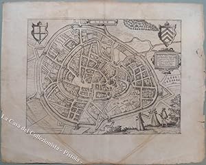 LIER, Belgique, Belgio. Veduta della cittÃ. Anno 1612.