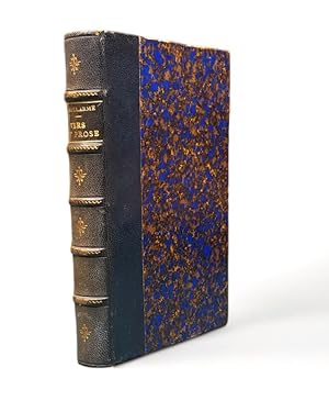 Vers et prose. Morceaux choisis. Avec un portrait par James M. N. Whistler. Quatrième édition.