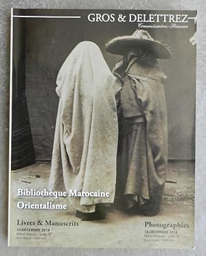 Bibliothèque Marocaine. Orientalisme. Livres, manuscrits & photographies orientalistes.