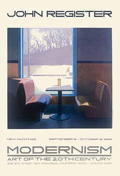 Café Winter: John Register:.Exhibition poster.