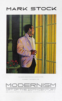The Viewer. Mark Stock Exhibition poster.