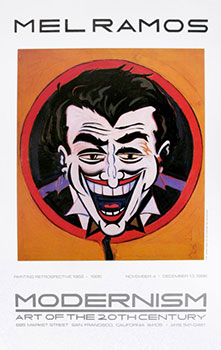 The Joker. Mel Ramos Exhibition poster
