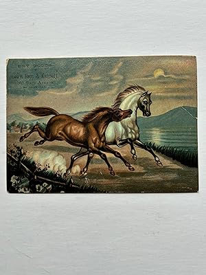 LEWIS BROS. & KENNEDY DRY GOODS (Victorian Trade Card)