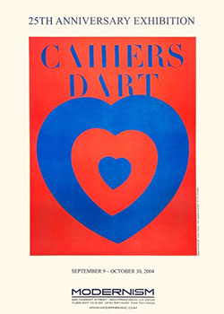 Coeur Volants. Marcel Duchamp Exhibition poster.