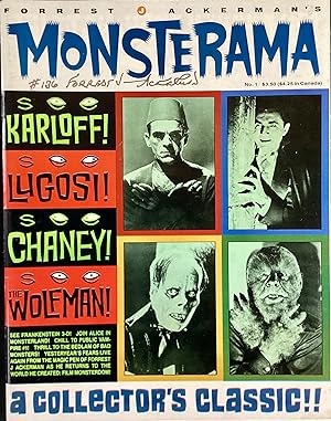 MONSTERAMA, Forrest J. Ackerman's No. 1 (May 1991) Signed & Numbered by FJA