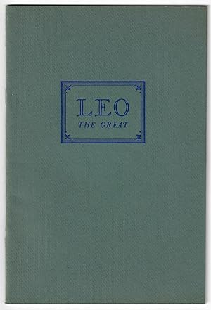 Leo the Great, A Bio-bibliographical Study of Leo Politi