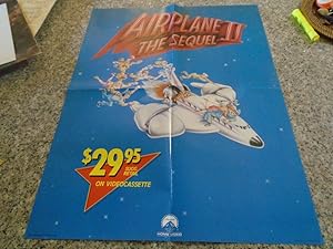 Vintage Promo Poster for Hime Video Airplane ll The Sequel 20 x 25