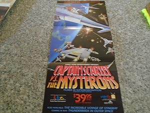 Promo Poster for Home Video Captain Scarlet vs The Mysterons 23.5 x 11