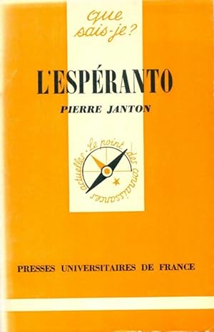 L'esp?ranto - Pierre Janton