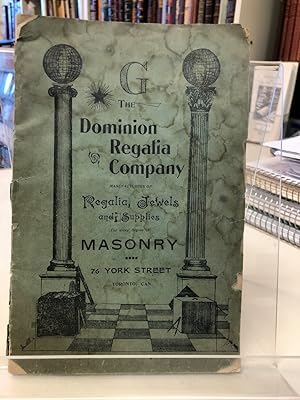 Masonic Catalogue No. 2. Illustrating and Describing Regalia, Jewels, Supplies, Banners and Parap...